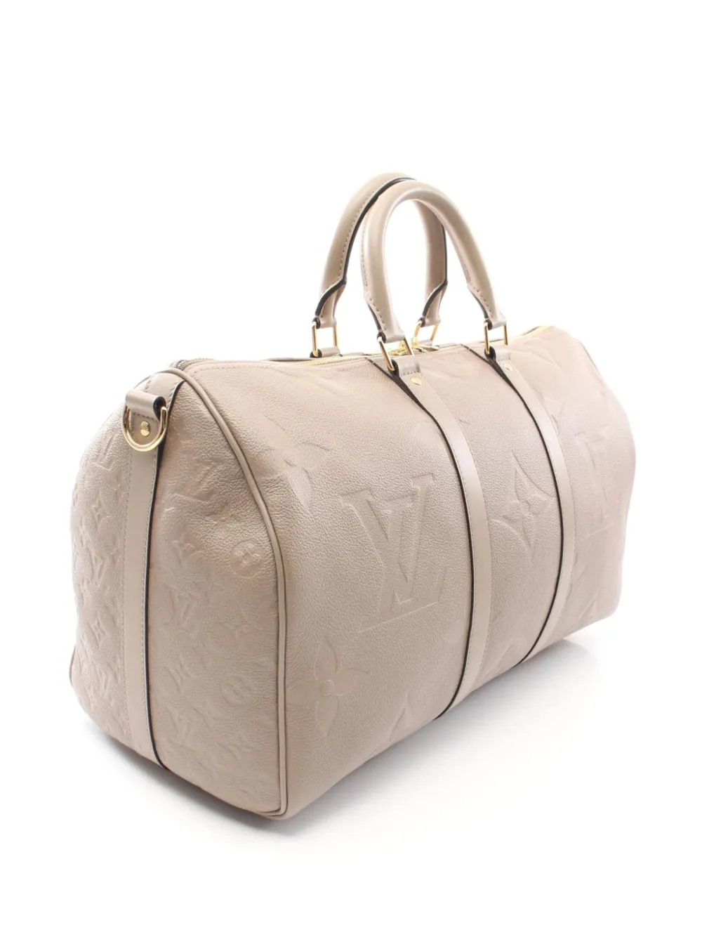 Louis Vuitton Pre-Owned 2021 Keepall Bandouliere 45 bag - Beige