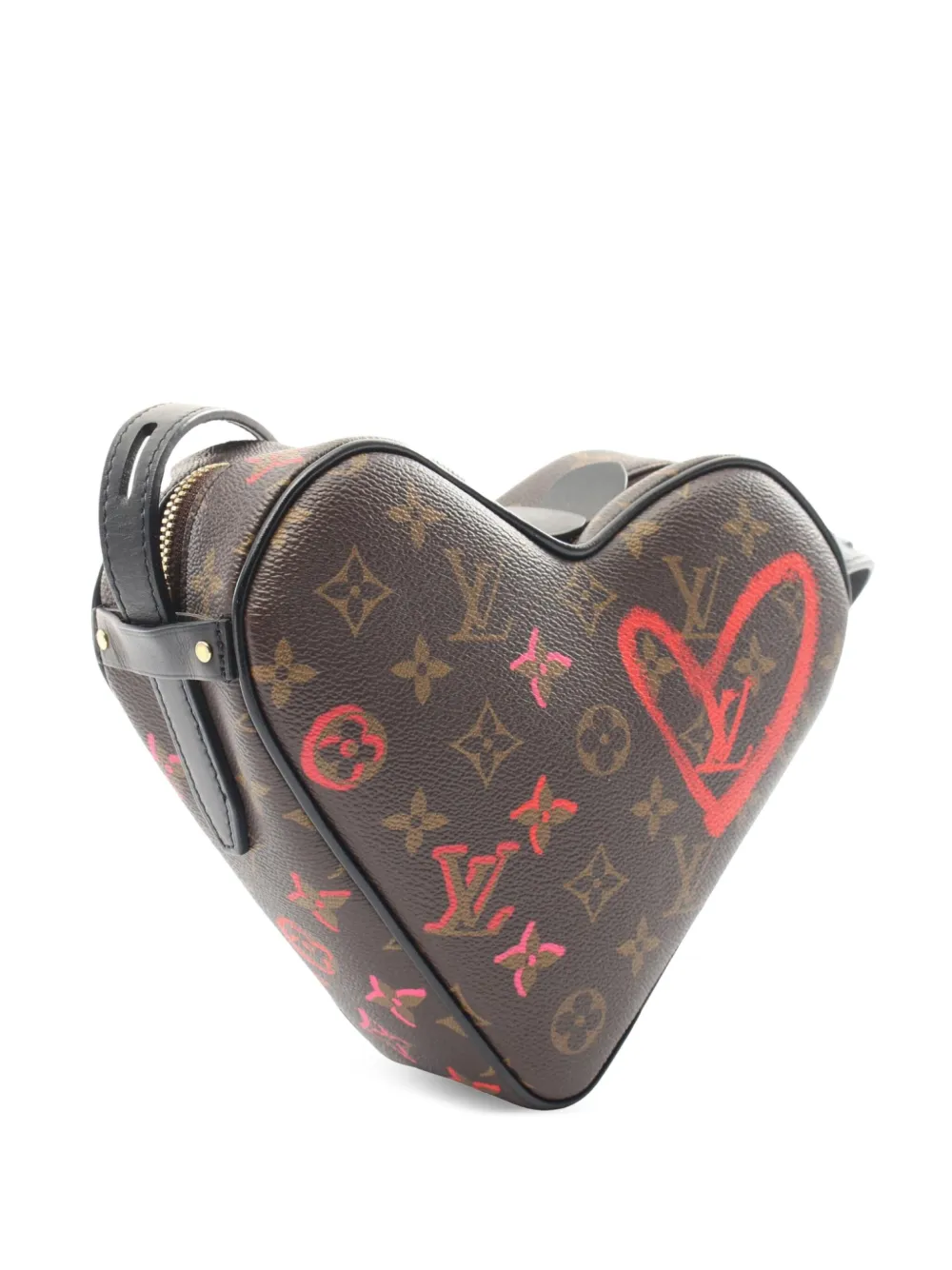 Pre-owned Louis Vuitton 2021 Fall In Love Sac Coeur Crossbody Bag In Brown