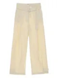 Low Classic double belted point trousers - Neutrals