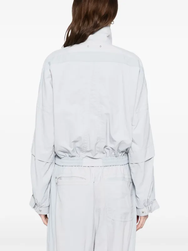 [LOW CLASSIC]/☆25SS CONTRAST ZIP-UP SHORT JACKET/LIGHT BLUE Low Classic Contrast zip-up Jacket | Blue | FARFETCH