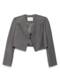 Low Classic collarless jacket - Grey