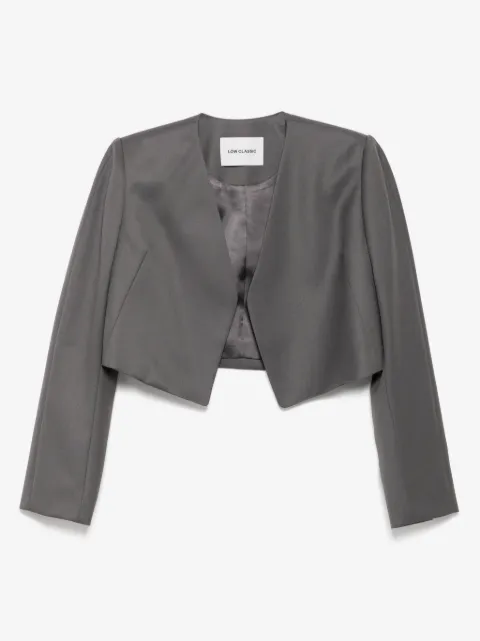 Low Classic collarless jacket
