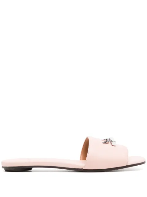 Alexander McQueen sandalias con barra en T