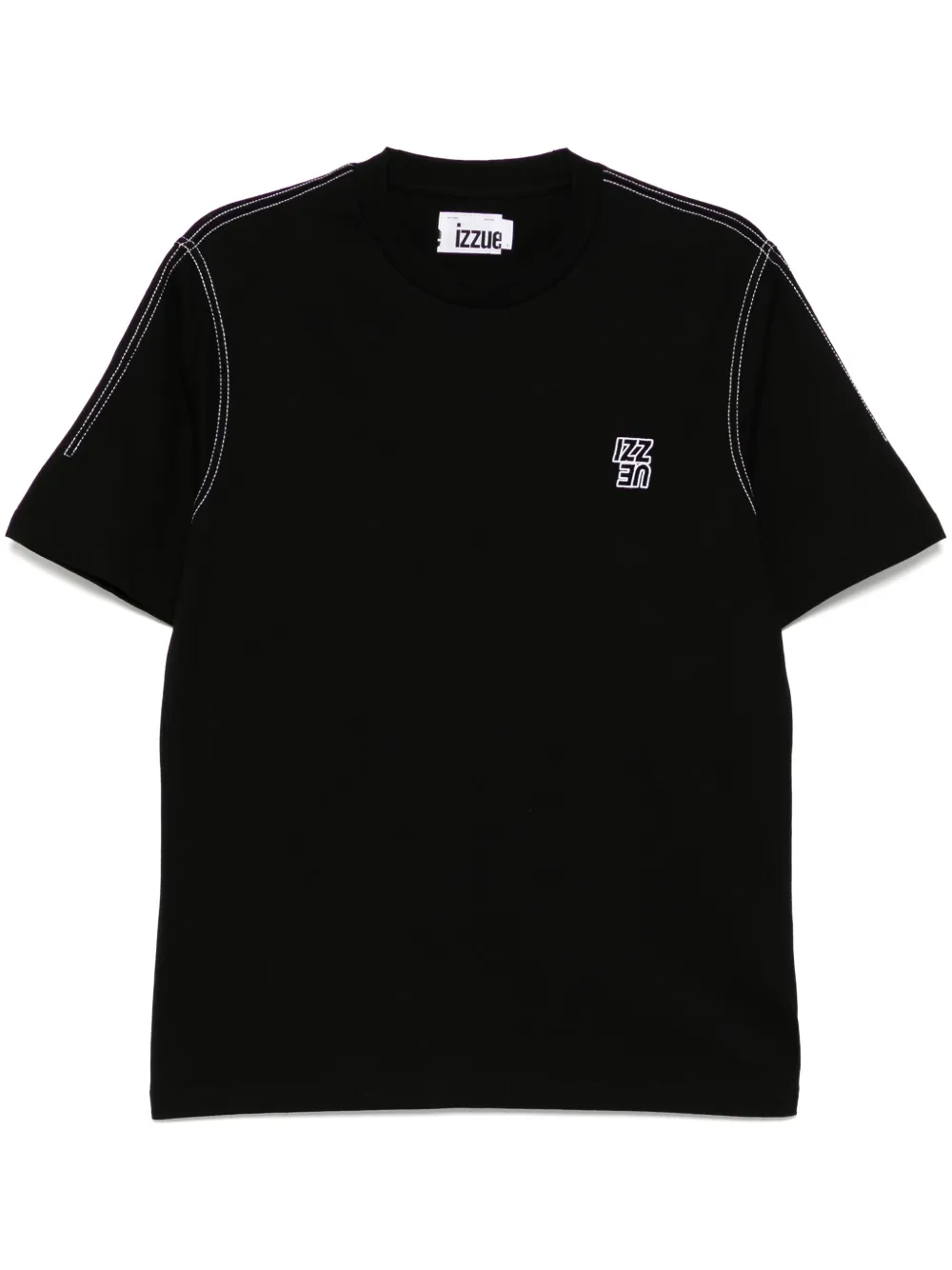izzue playera con logo bordado | negro | Image 1