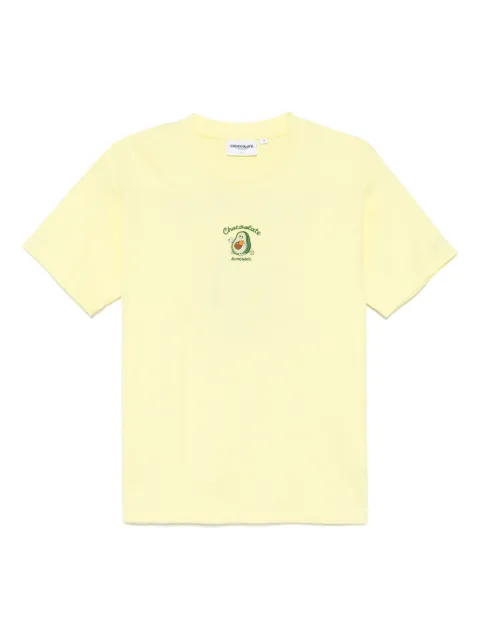 CHOCOOLATE logo-embroidered T-shirt