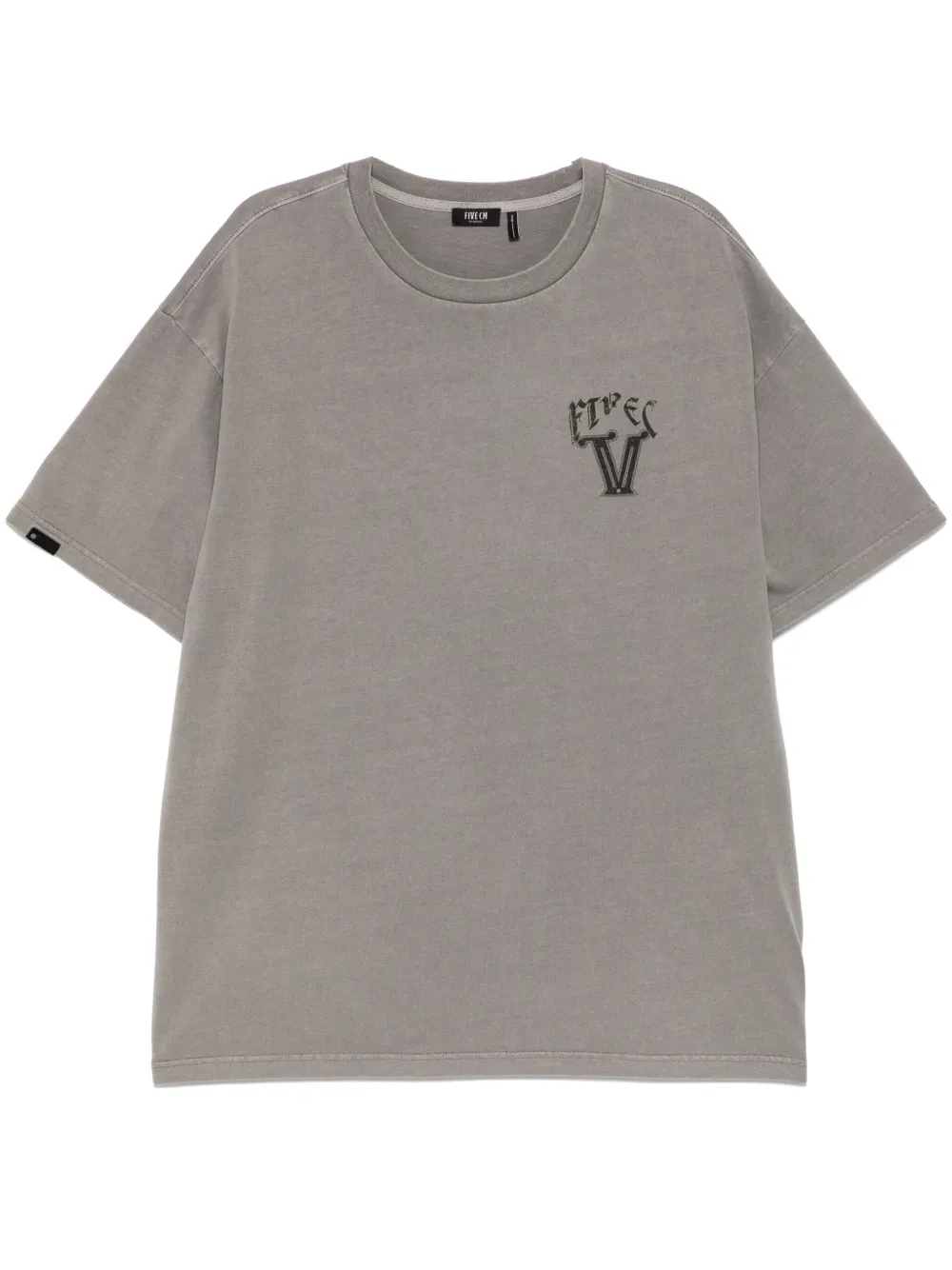 FIVE CM playera con estampado gráfico | gris | Image 1