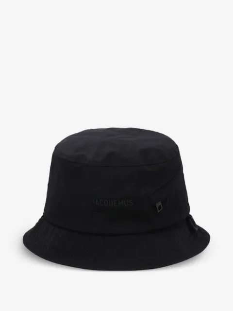 Jacquemus logo-lettering bucket hat