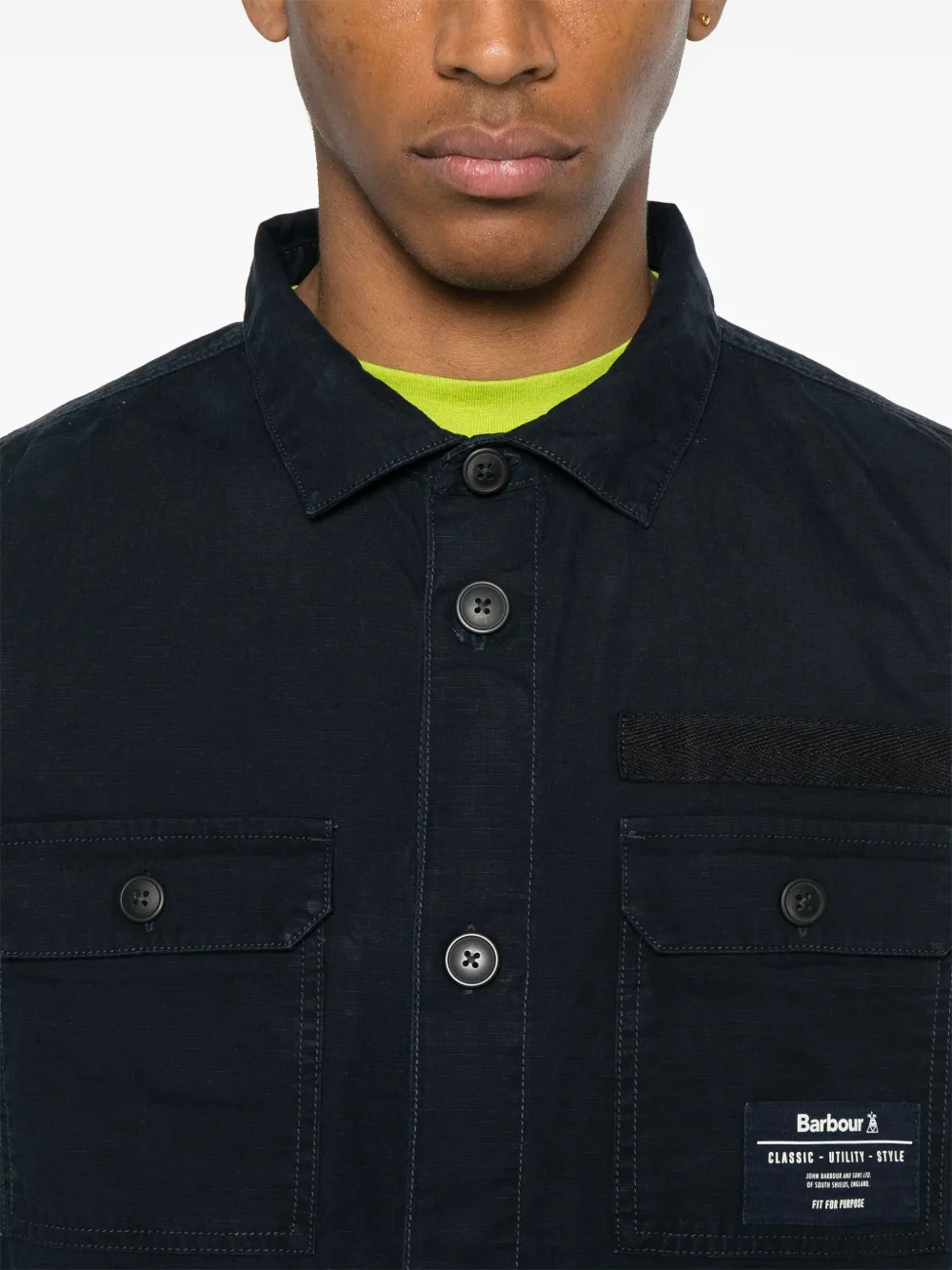 Shop Barbour Bidlam Shirt In Blue