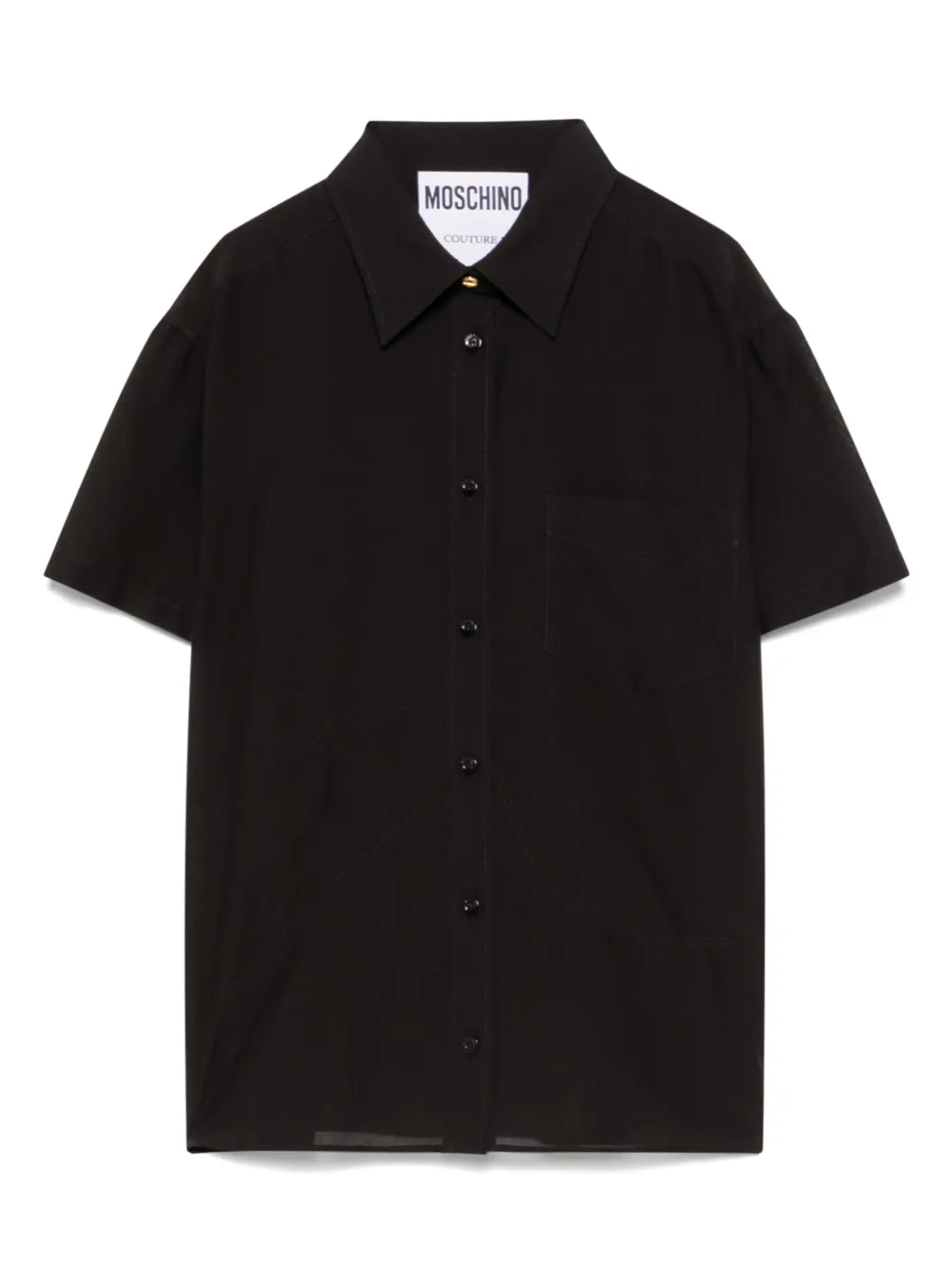 Moschino Blouse met borstzak Zwart