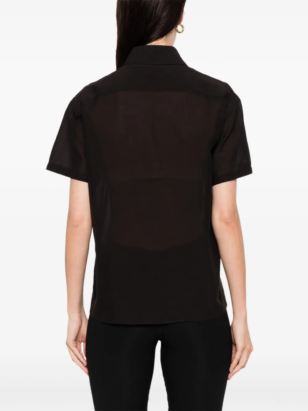 Moschino Blouse met borstzak Zwart