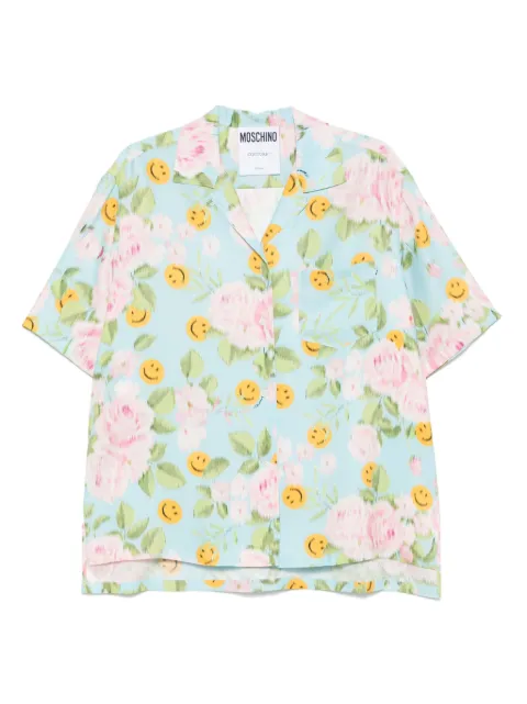 Moschino x Smiley silk shirt
