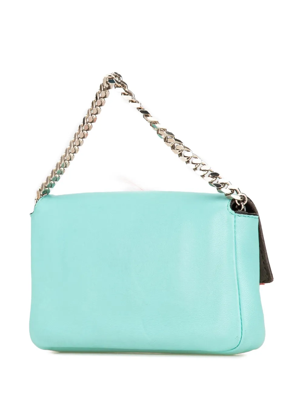 Fendi Pre-Owned 2010-2024 Micro Monster Baguette leren boekentas - Blauw