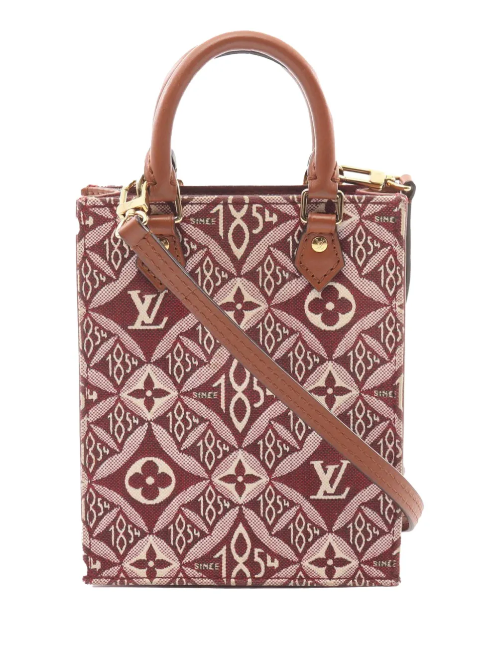 Louis Vuitton Pre-Owned 2020 シンス 1854 プチ サックプラ サッチェルバッグ - レッド Louis Vuitton Pre-Owned 2020 シンス 1854 プチ サックプラ サッチェルバッグ - レッド