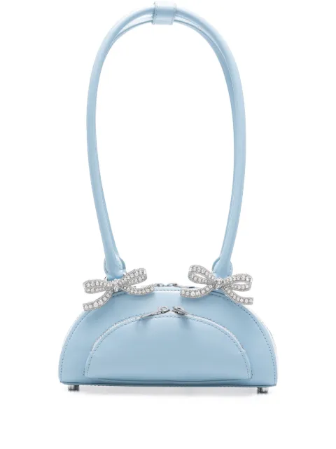 Self-Portrait bolsa de hombro Curved mini