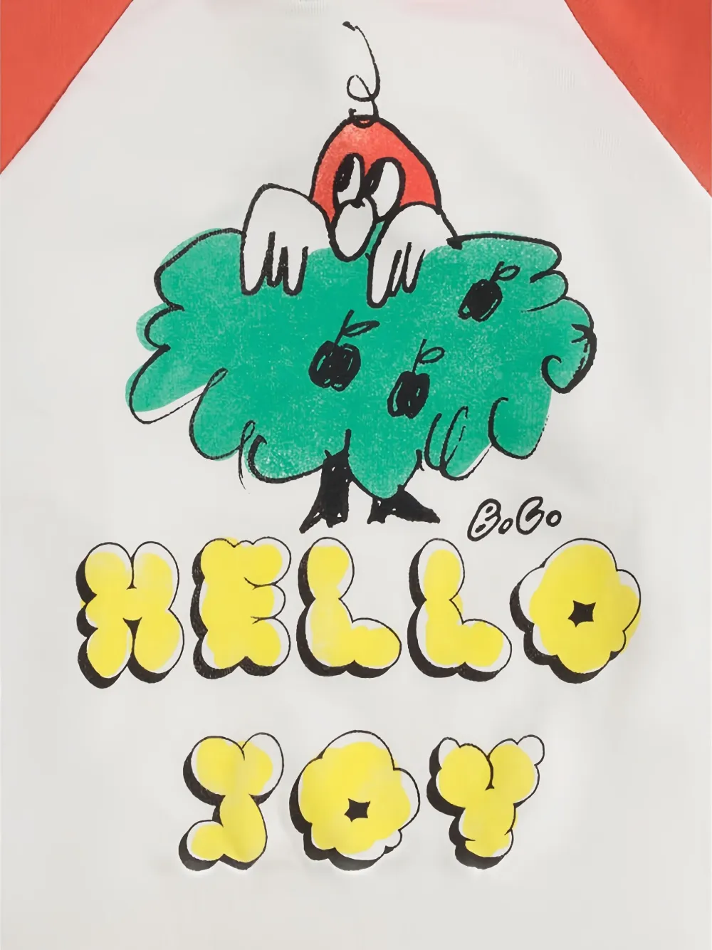 Bobo Choses Hello Joy Ranglan Sleeves Hoodie In Multi