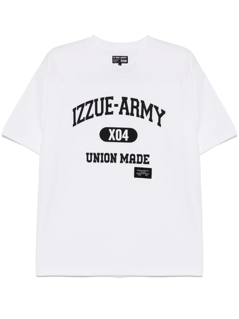 izzue playera con logo estampado | blanco | Image 1