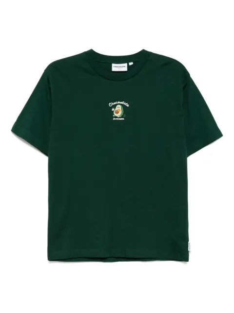 CHOCOOLATE logo-embroidered T-shirt