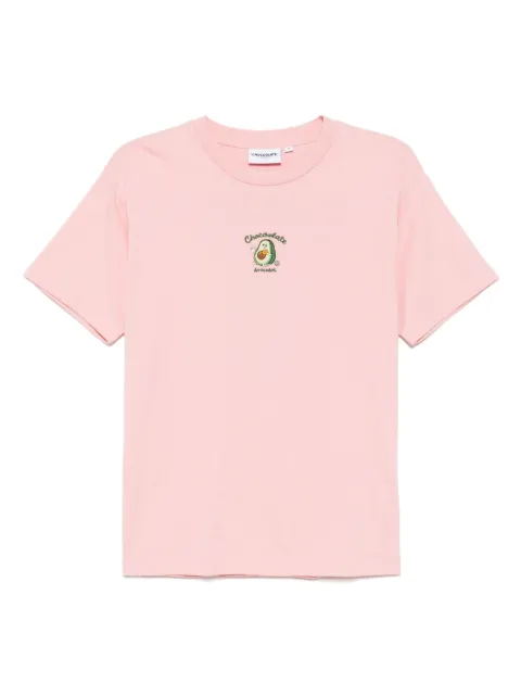 CHOCOOLATE logo-embroidered T-shirt