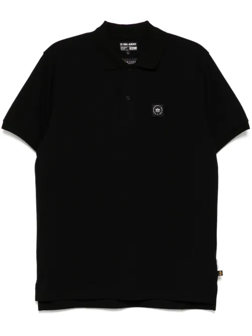 Izzue polo à patch logo - Noir - izzue - Modalova