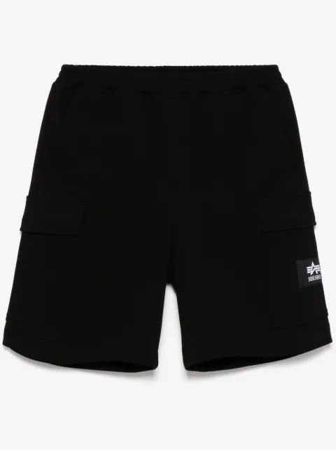 izzue logo-patch cargo shorts