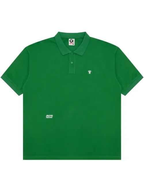 Polo à logo brodé - AAPE BY *A BATHING APE® - Modalova