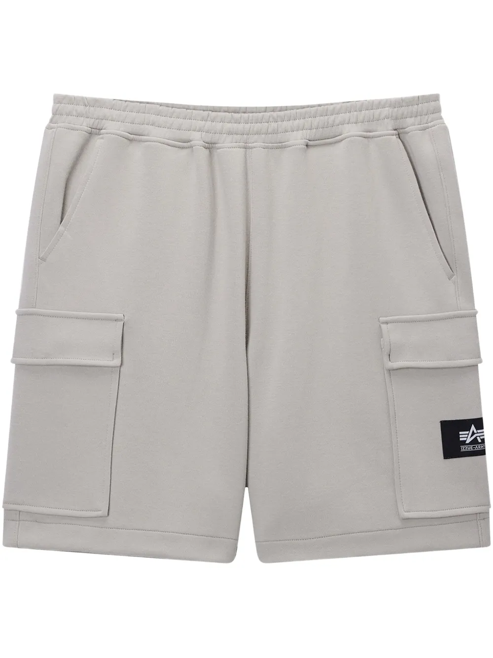 logo-appliqué cargo shorts