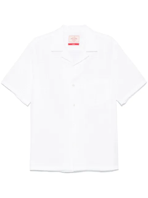 Portuguese Flannel camisa con motivo en jacquard