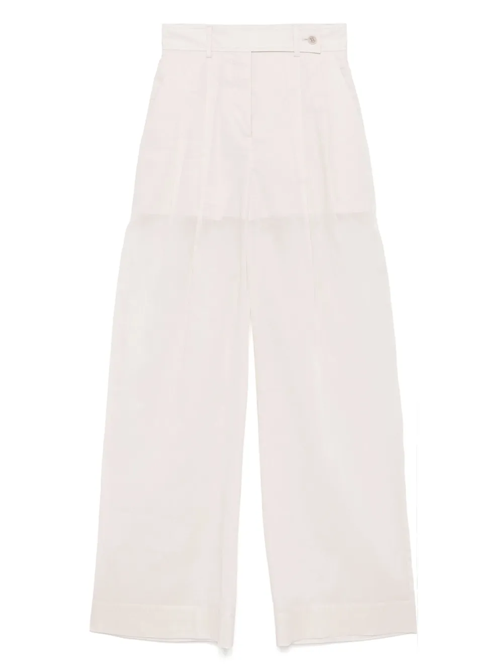 Alberta Ferretti Katoenen broek Beige