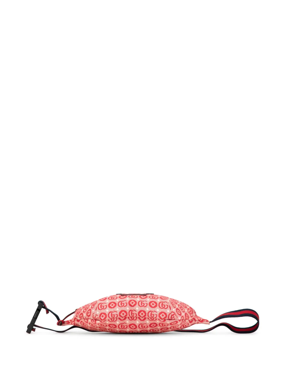 Pre-owned Gucci 2016-2024 Kids Gg Canvas Star Belt Bag In Red