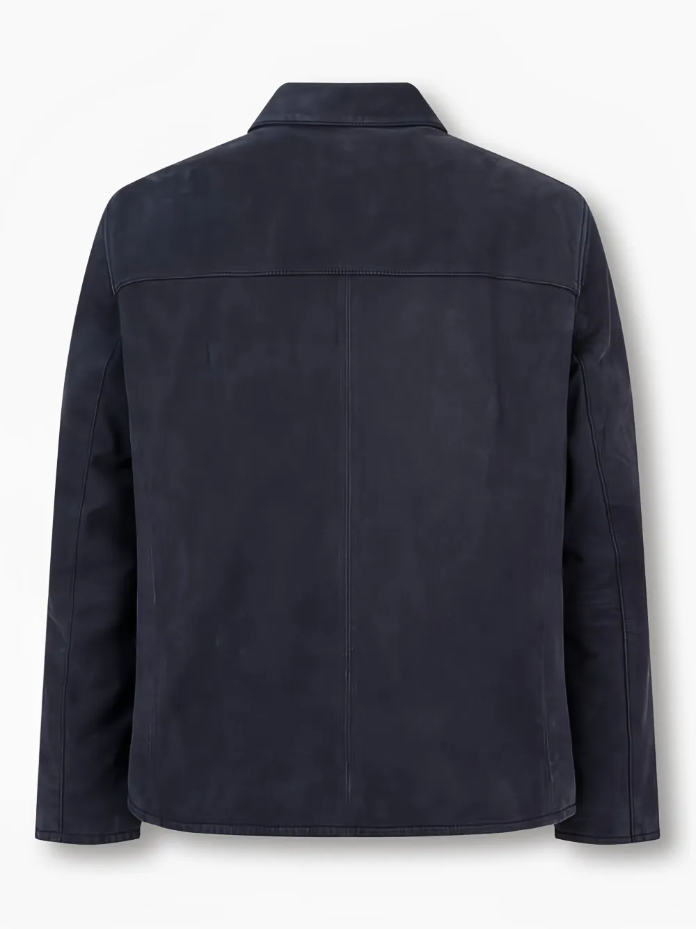 Man On The Boon. suede jacket - Blauw