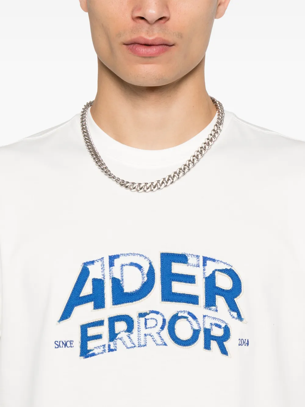 ADER ERROR LOGO-EMBROIDERED T-SHIRT