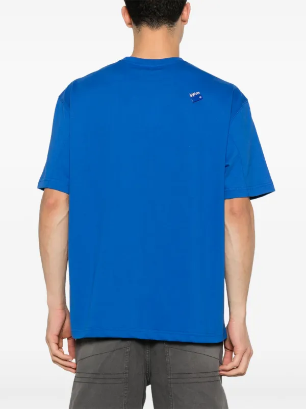 Ader Error logo-patch T-shirt | Blue | FARFETCH