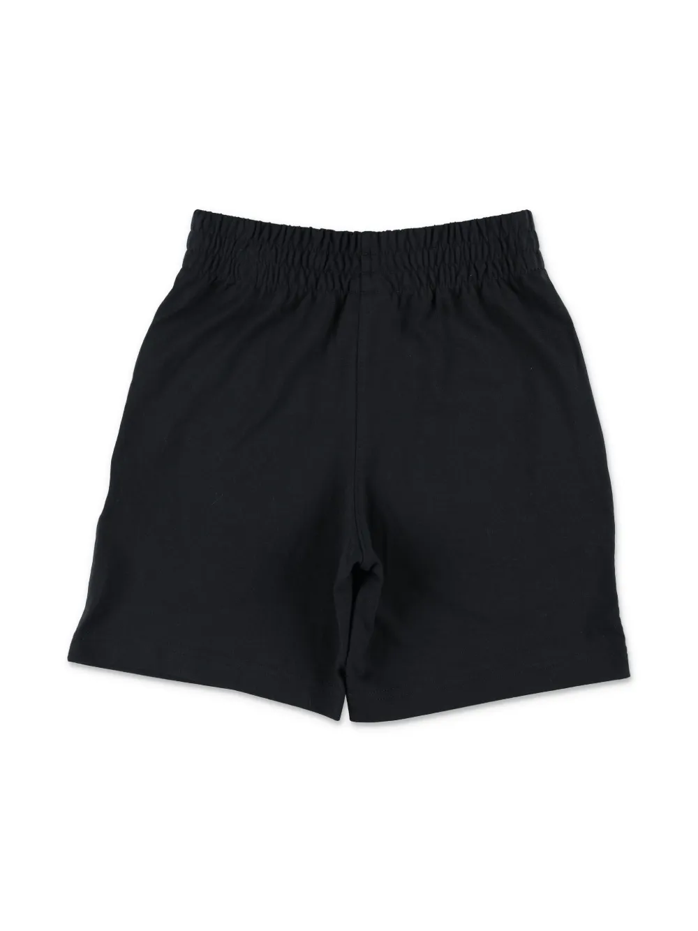 Nike Kids logo-embroidered fleece shorts - Zwart