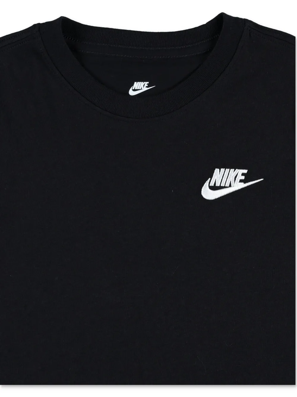 Nike Kids T-shirt met geborduurd logo Zwart