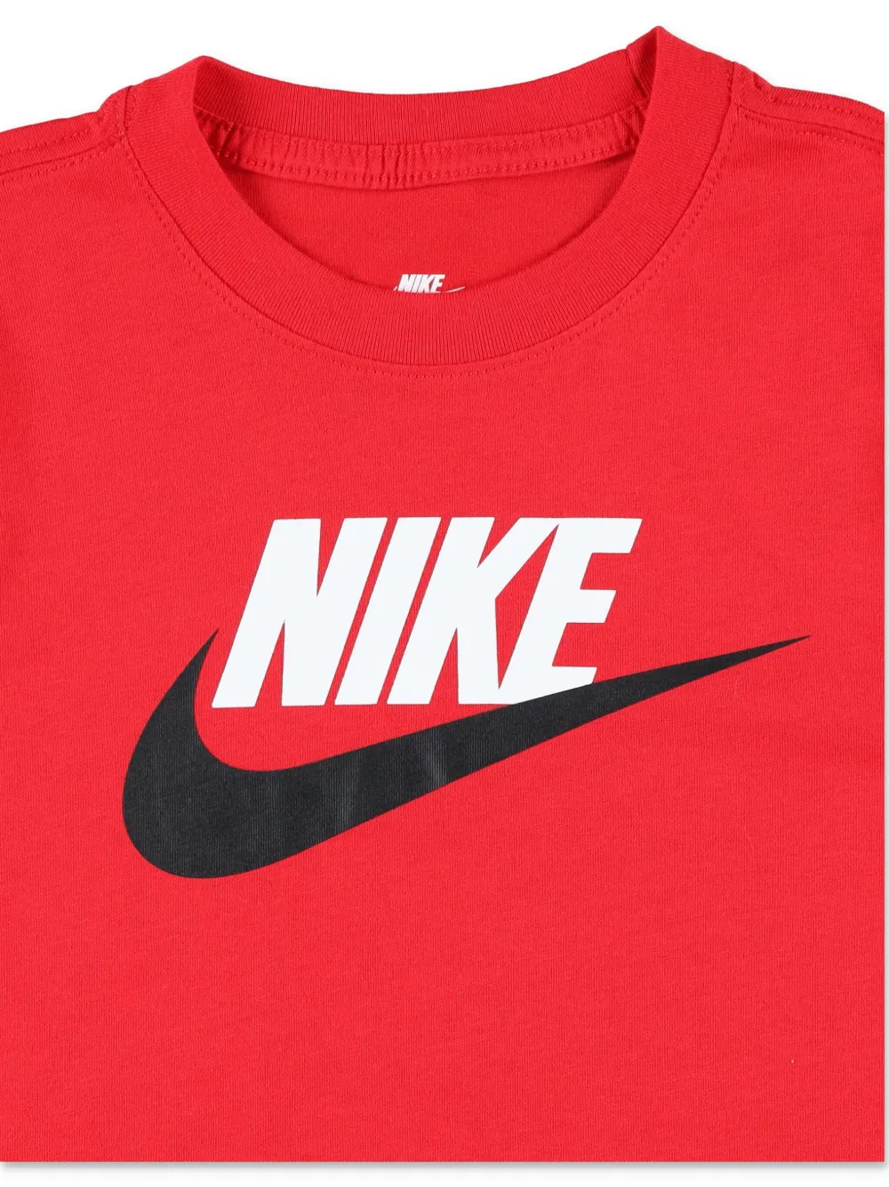 Nike Kids T-shirt met logoprint Rood