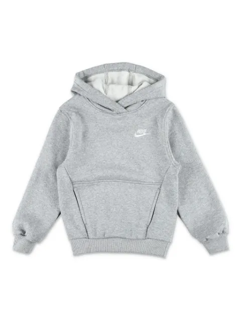 Nike Kids logo-embroidered hoodie