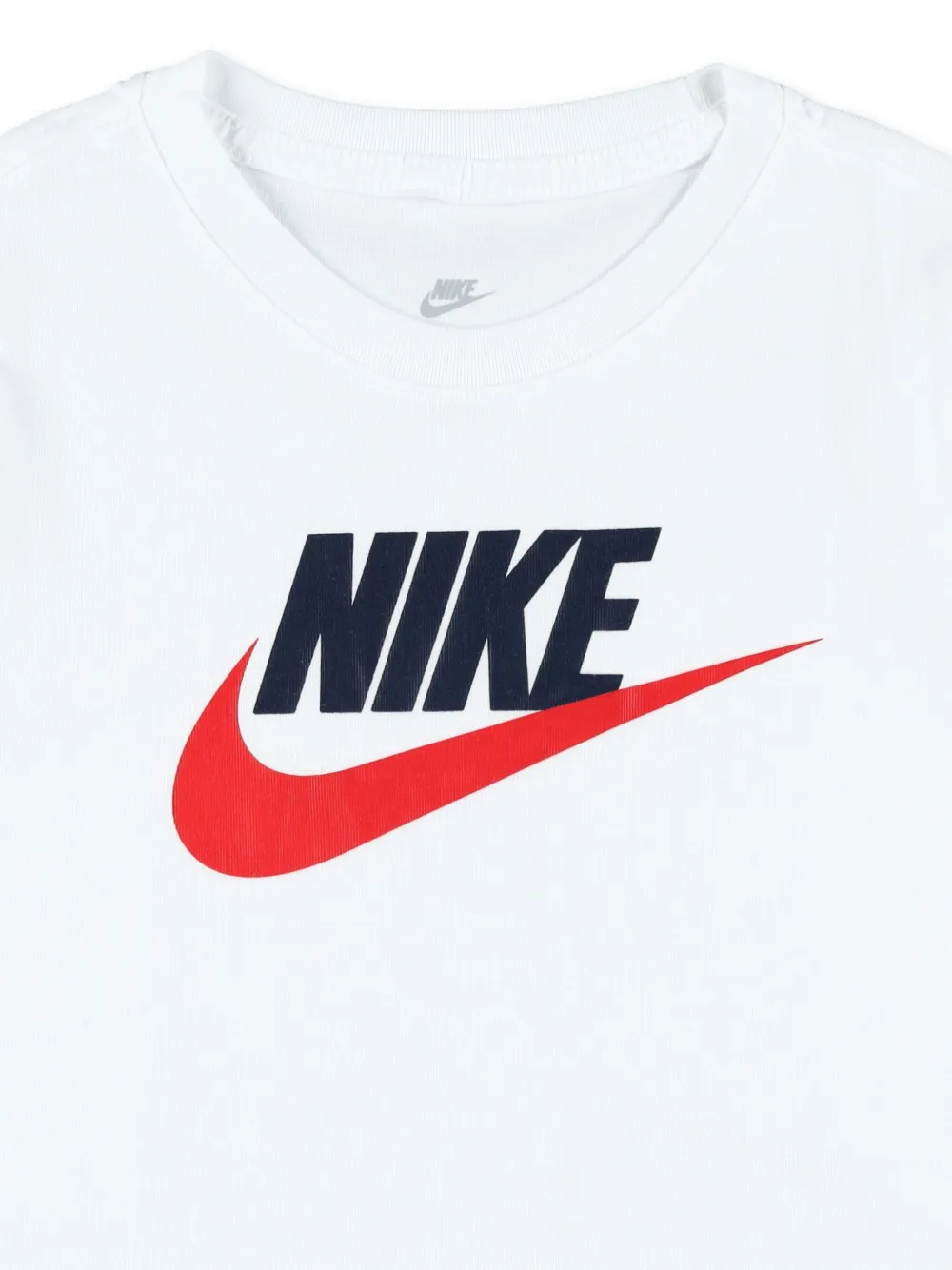 Nike Kids T-shirt met logoprint Wit