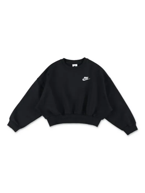 Nike Kids logo-embroidered sweatshirt