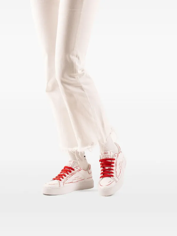 Hide&Jack Sky Construction Sneakers | White | FARFETCH