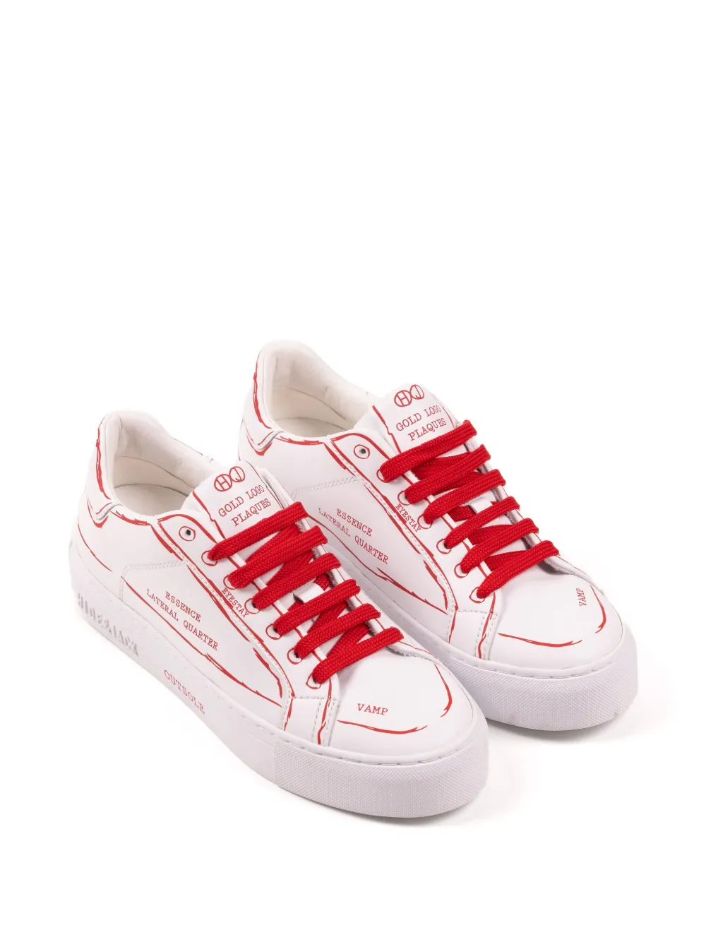 Hide&Jack Sky Construction sneakers White