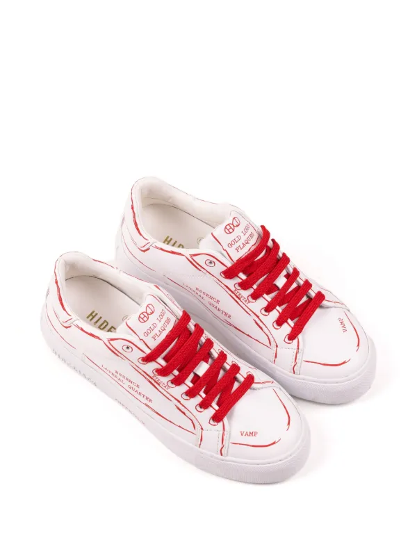 Hide&Jack Sky Construction Sneakers | White | FARFETCH