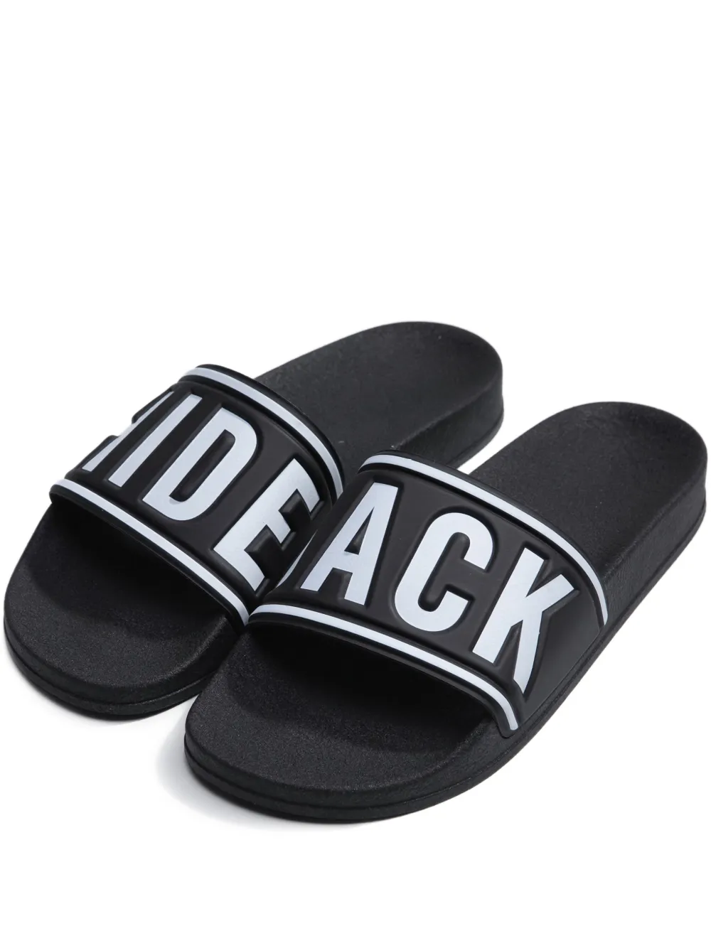 Hide&Jack Slide com logo | Preto | Image 1