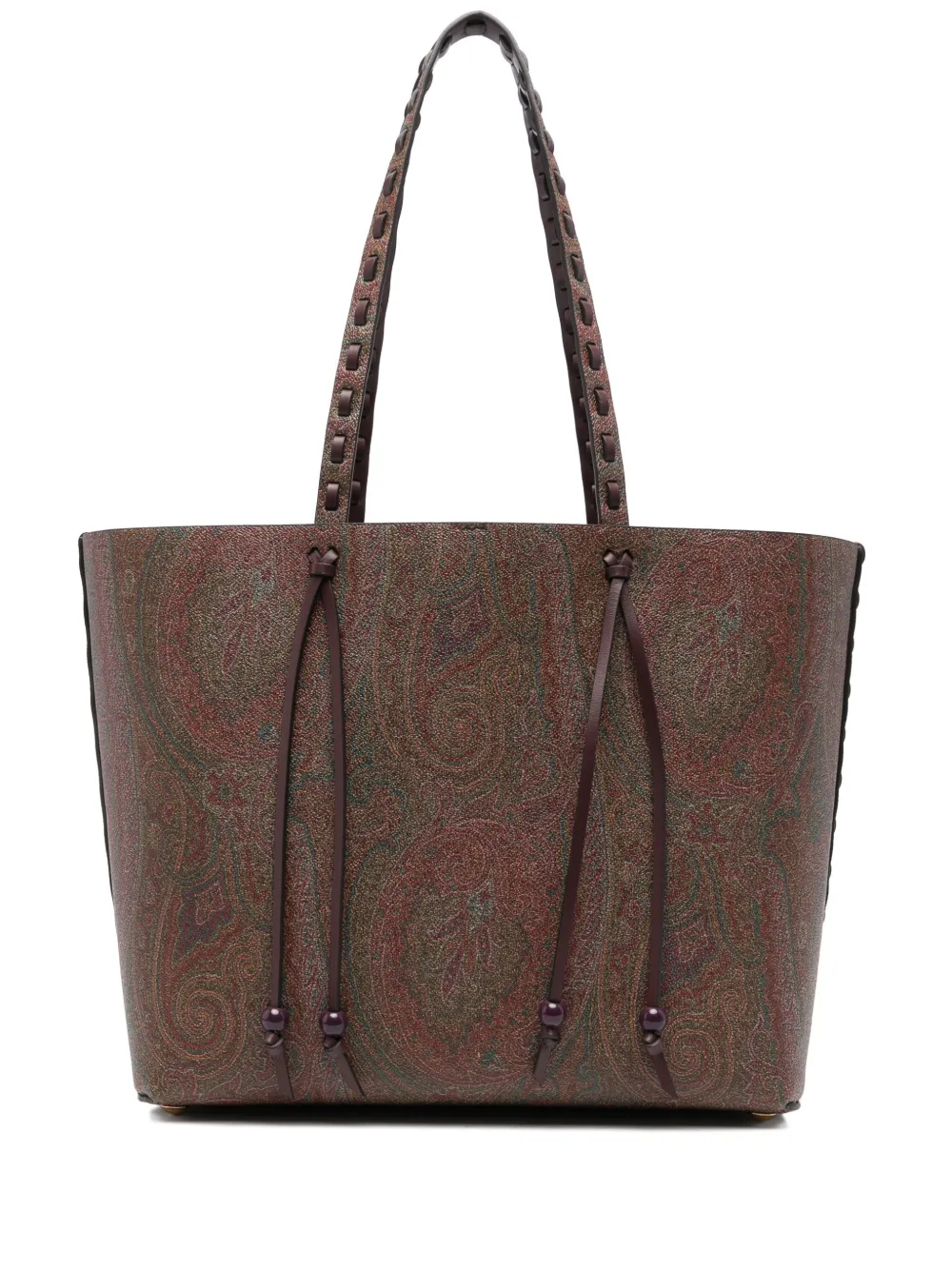 paisley-jacquard shoulder bag