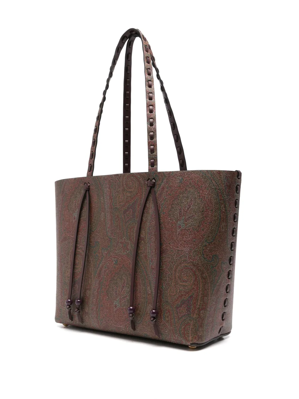 ETRO Schoudertas met paisley-jacquard Bruin