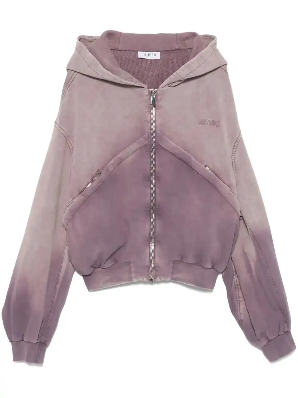 logo-embroidered hoodie