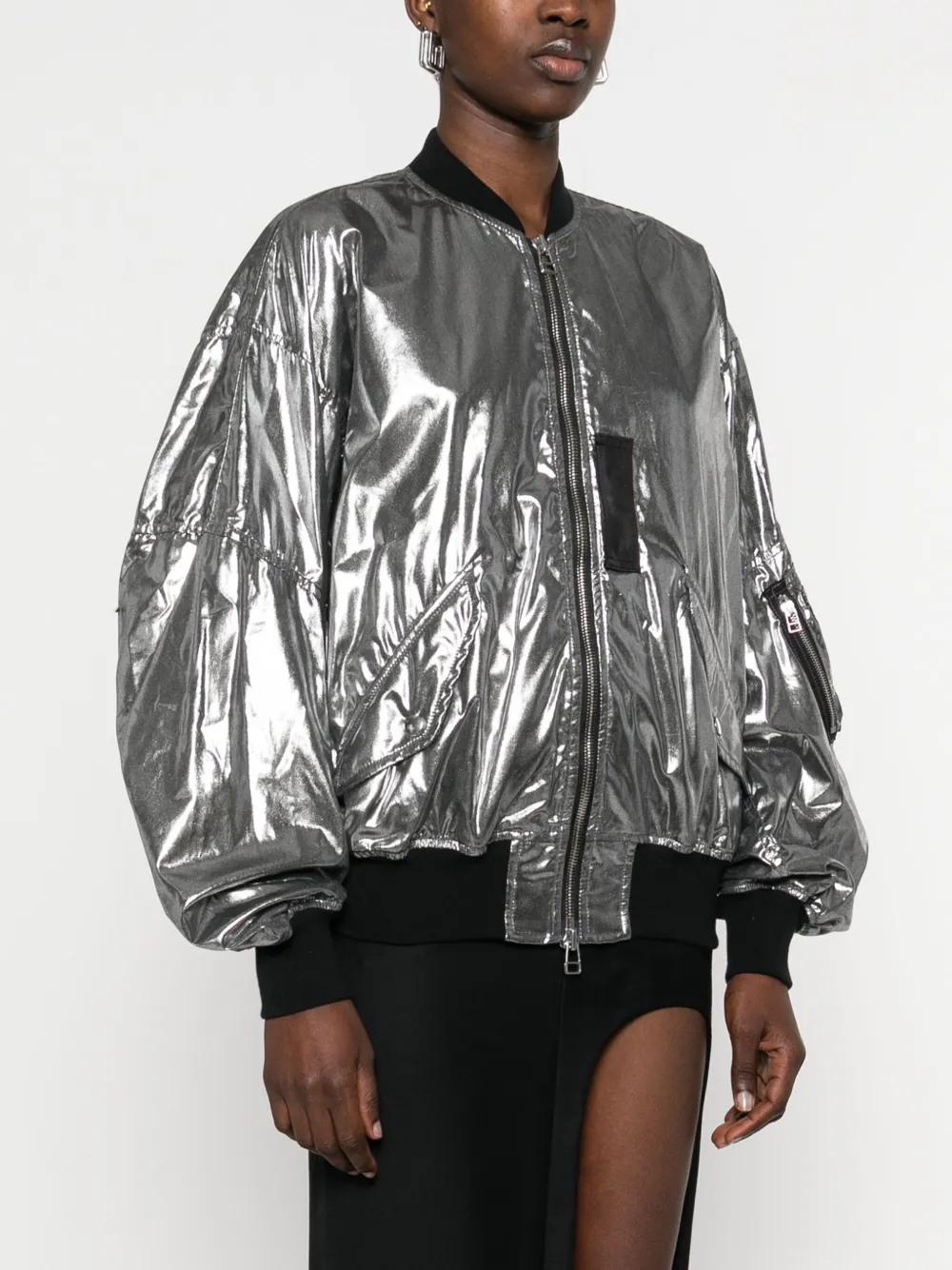 Junya Watanabe Lamé jack Zilver