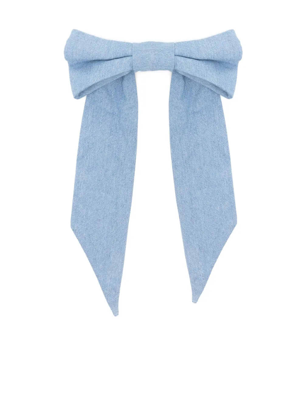 E.L.V DENIM DENIM BOW BROOCH