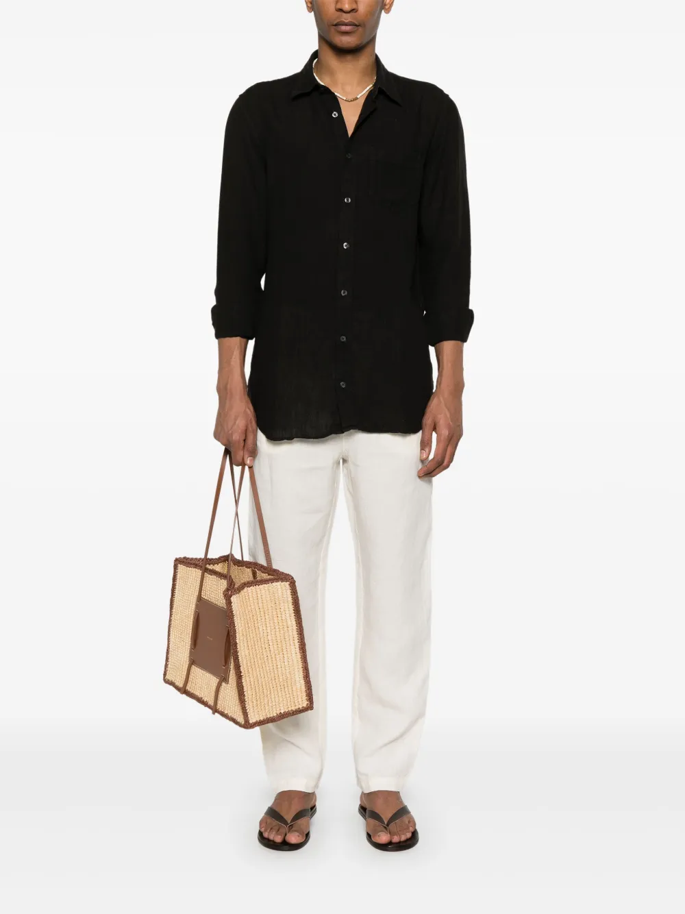 120% Lino camisa de lino | Image 2