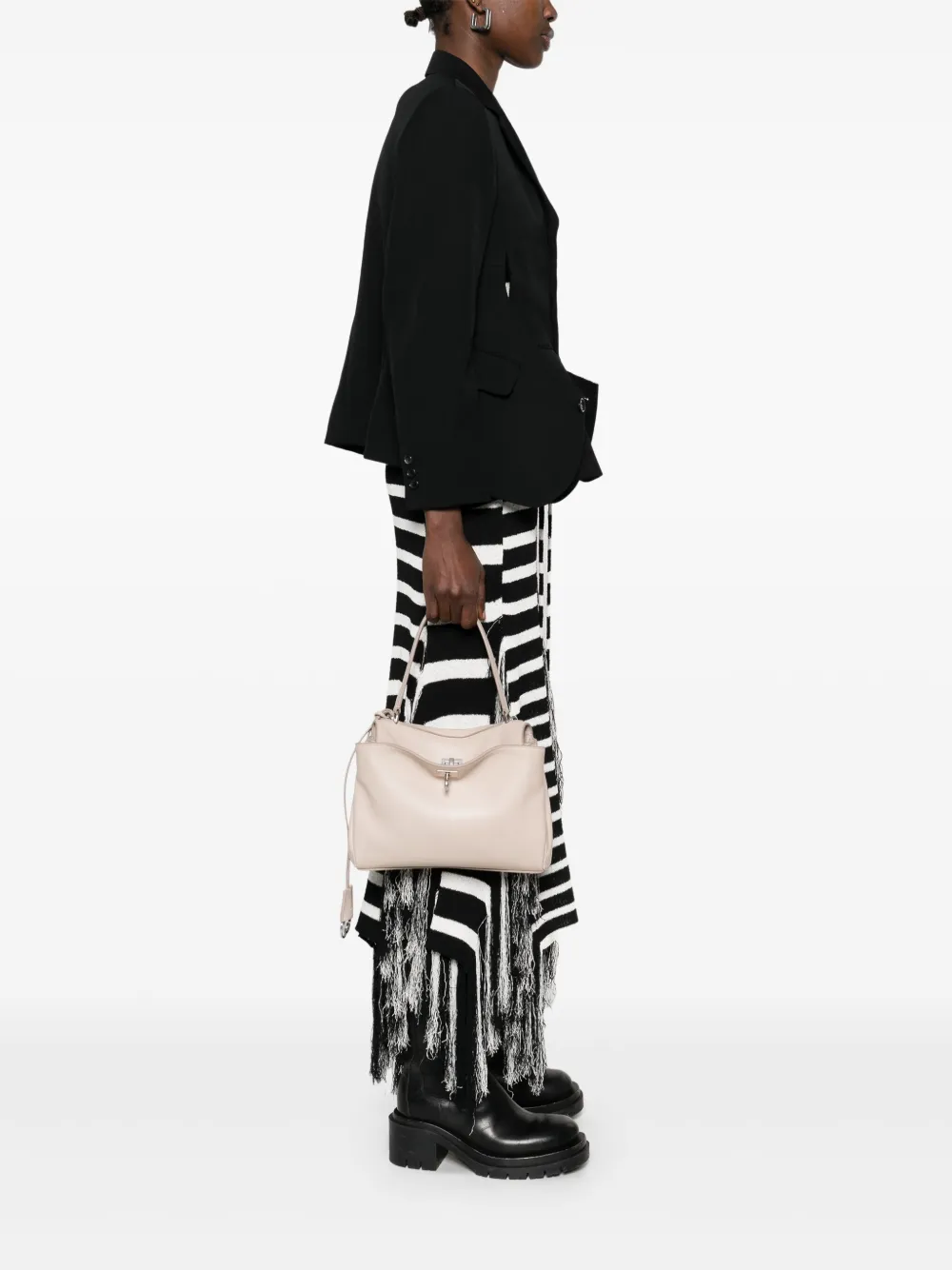 Balenciaga Rodeo kleine shopper Beige