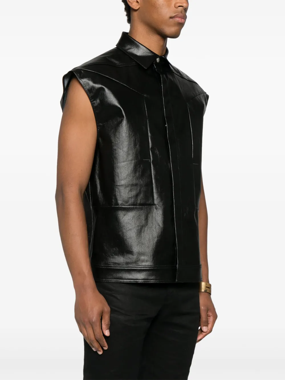 Rick Owens Jumbo gilet Zwart